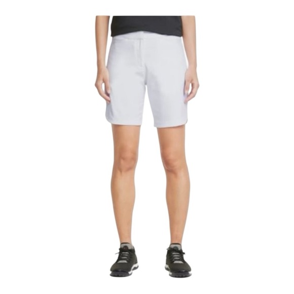 PUMA Ladies Bermuda Shorts Bright White 8”with UPF Protection Size XXL NEW - Picture 1 of 8